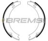 BREMSI GF0302 Brake Shoe Set, parking brake